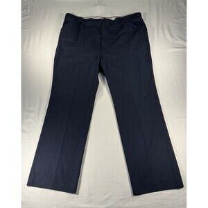 Red Kap Men's Workwear Pants Navy Blue Size 44x32 Twill Polyester/Cotton